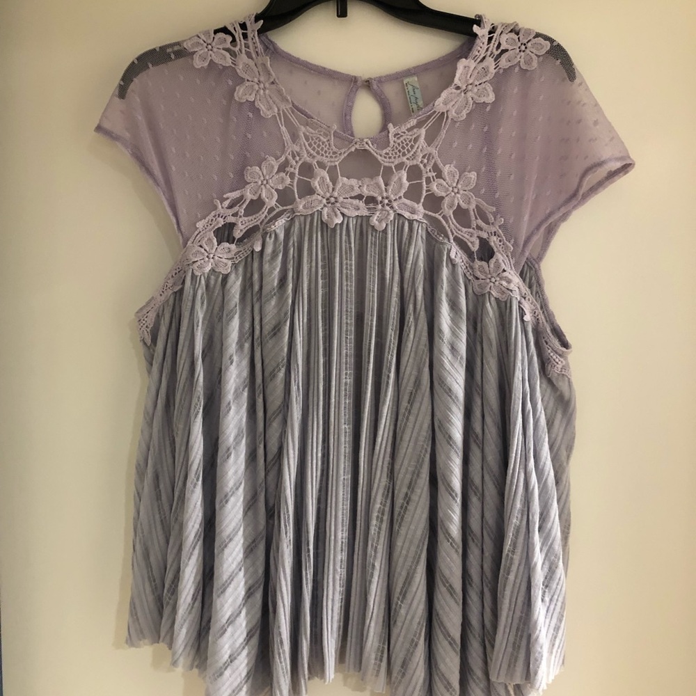 Free People Purple Top